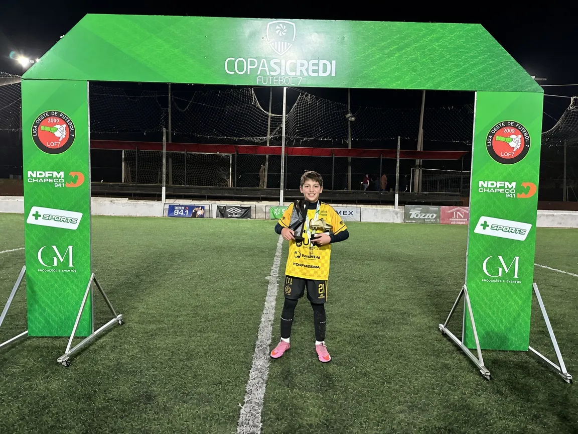 Campeão e artilheiro Copa Sicredi