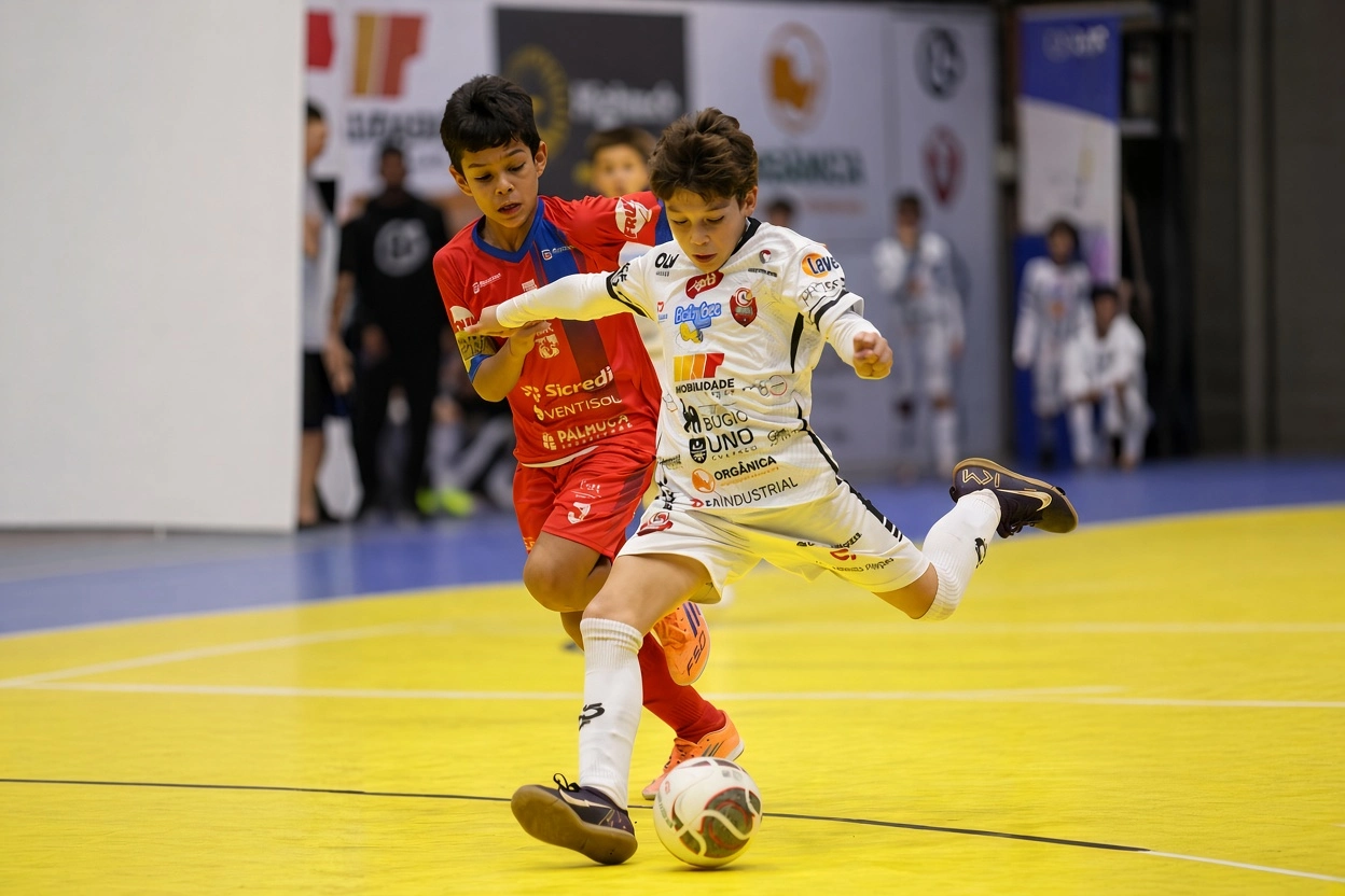 Disputa de bola Estadual Catarinense